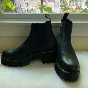 Dr. Martens Rometty Leather Platform Chelsea Boots